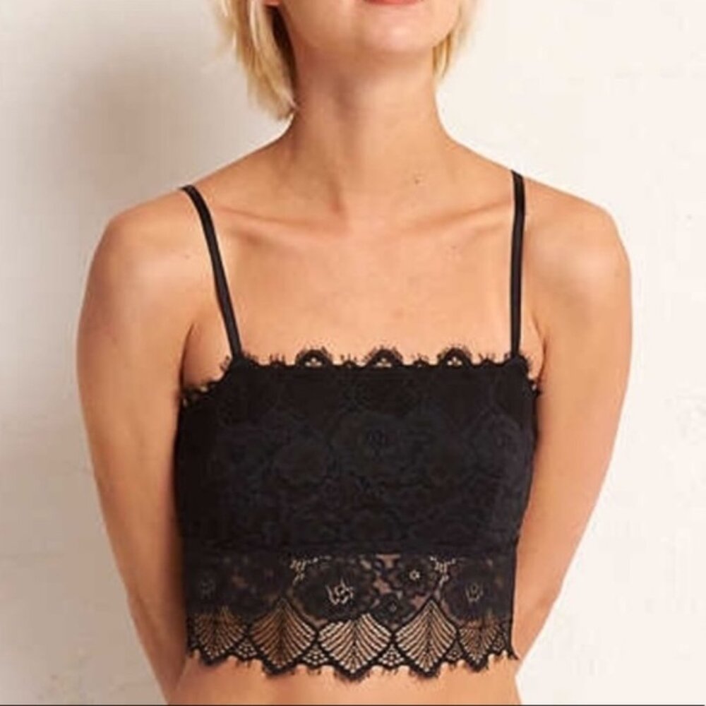 Aerie Square Neck Lace Bralette